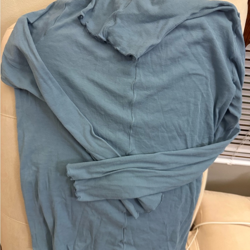 Light Blue Long-Sleeve Women’s Turtleneck